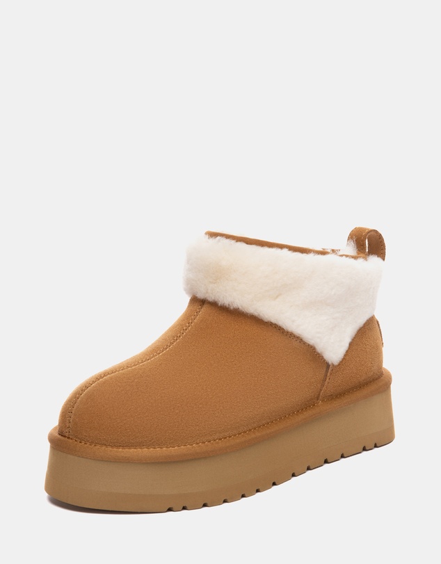 EVERAU - Australian Shepherd Ugg Eirwen Platform Cow Suede Upper UGG Boots