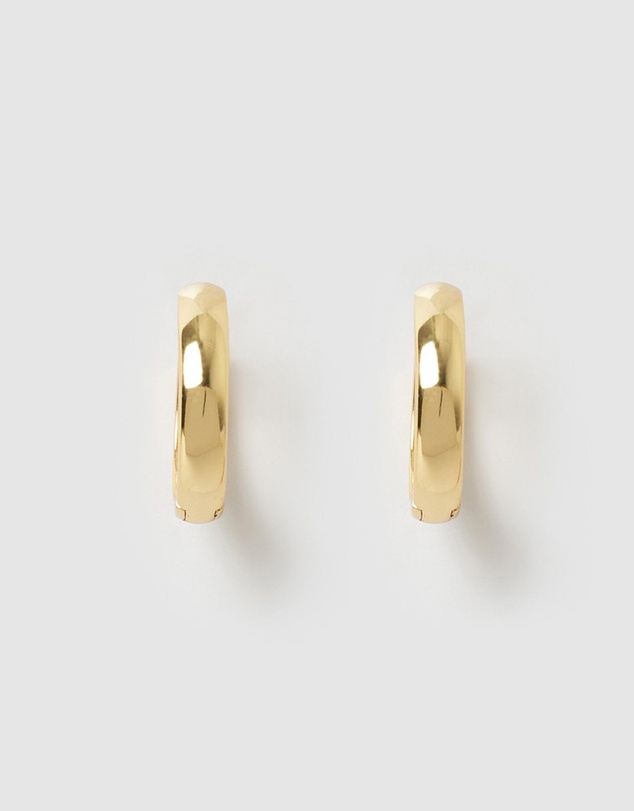 Izoa - Midnight Small Hoop Earrings
