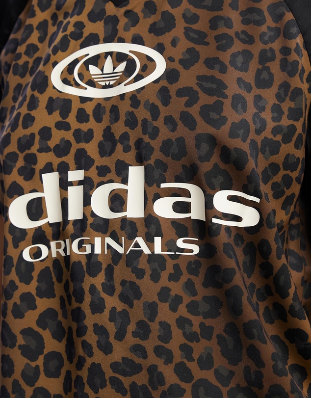 adidas Originals - Originals Leopard Satin Football Jersey