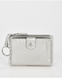 Cobb & Co - Collins Metallic RFID Safe Leather Wallet and Coin Purse