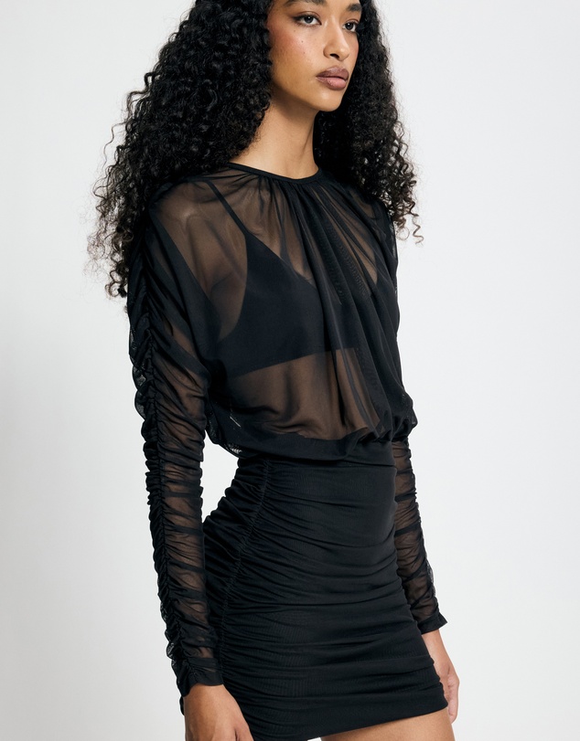 Lover - Quinn Mesh Mini Dress