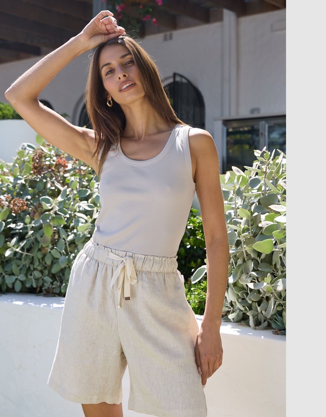 CAMIXA - Panthea Linen Shorts