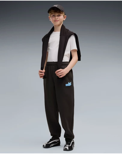 Puma - Essentials Logo Lab Relaxed Sweatpants - Boys