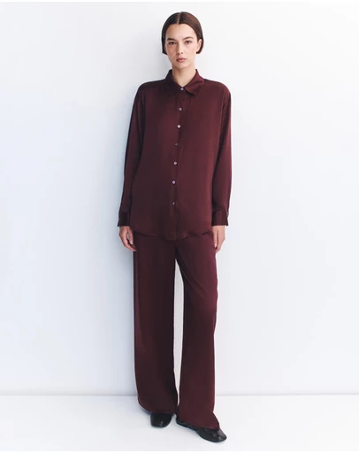 Assembly Label - Pippa Silk Long Sleeve Shirt