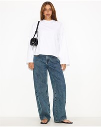 Dazie - Nostalgia Oversized Long Sleeve Tee