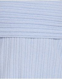Petal & Pup - Kenny Off Shoulder Knit Sweater - Pale Blue
