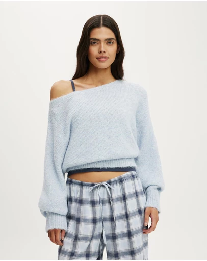 Cotton On Body - Fluffy Off The Shoulder Knit
