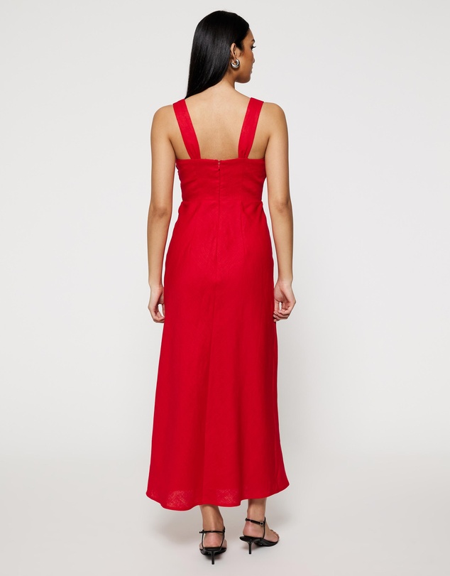 Lover - Neroli Twist Bust Midi Dress