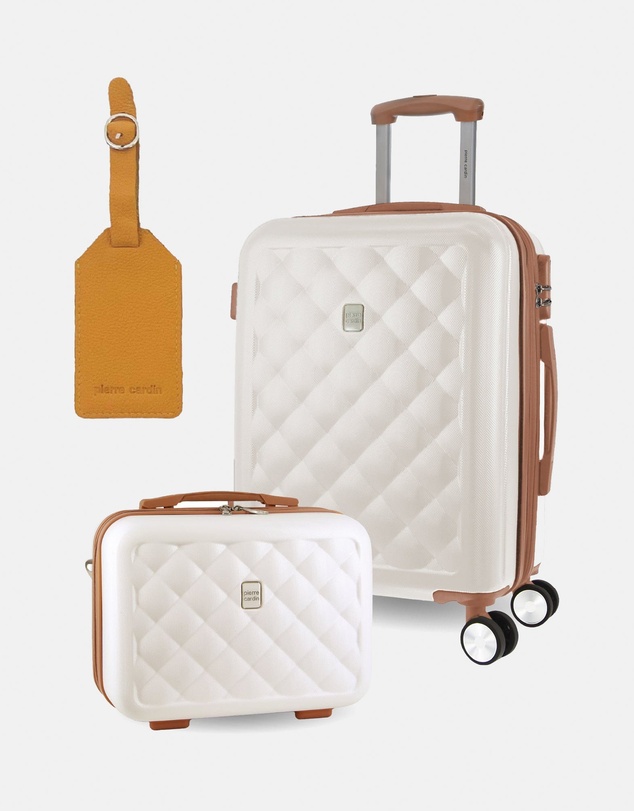 Pierre Cardin - Pierre Cardin Metro Cabin Hard Shell with Mini Beauty Case Set