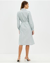 Farage - Olivia Stripe Shirt Dress