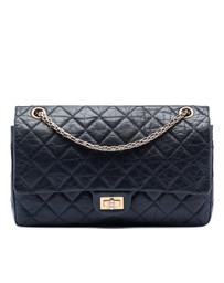 Pre-Loved by Azura Reborn - Pre-Loved Quilted Aged Calfskin Reissue 2.55 Double Flap 226