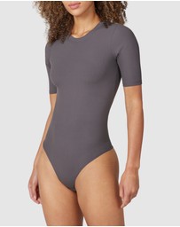 Spanx - Suit Yourself-Ribbed Crewneck Bodysuit