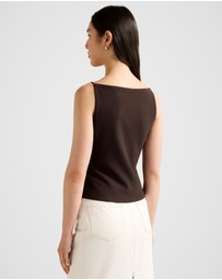 Forever New - Maisie Crepe Boat Neck Top