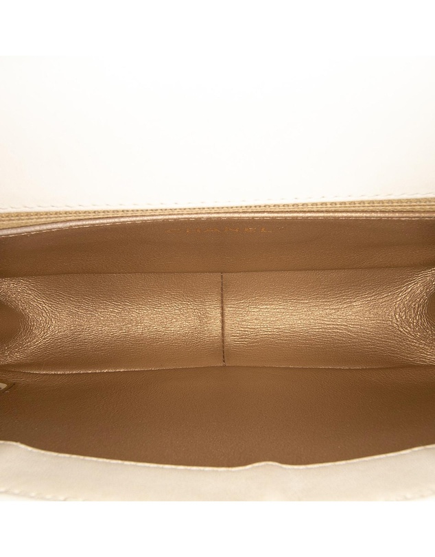 Pre-Loved by Azura Reborn - Pre-Loved Medium Quilted Calfskin Octagon CC Clasp Flap