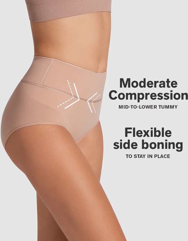 Leonisa - High-Waisted Classic Shaping Tummy Control Brief