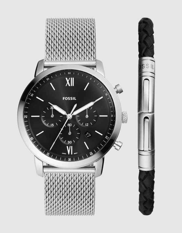 Fossil - Neutra Silver Tone Chronograph Watch