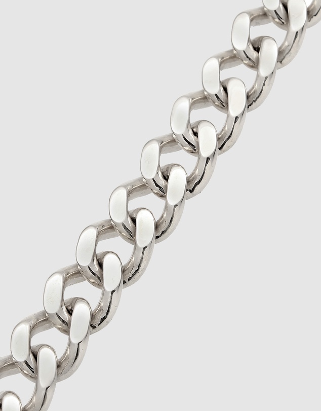 Kuzzoi - ICONIC EXCLUSIVE - Big Curb Chain Bracelet in 925 Sterling Silver