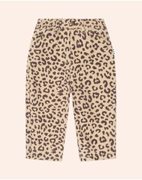 Huxbaby - Leopard Print Denim Jeans - Babies