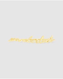 Wanderlust + Co - Wanderlust Gold Bangle