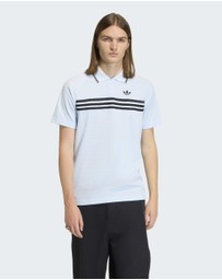 adidas Originals - Chest Stripes Slim Polo Shirt Mens