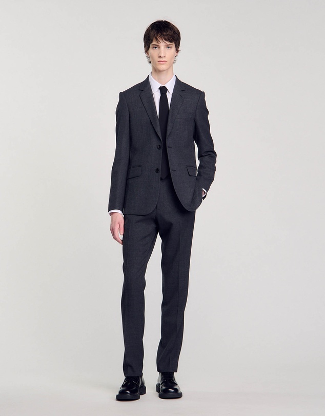 Sandro - Legacy Grey Suit Jacket