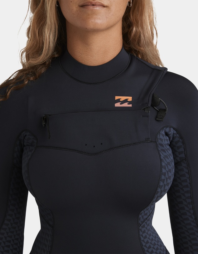 Billabong - Womens 4/3Mm Synergy Natural GBS Chest Zip Long Sleeve Fullsuit