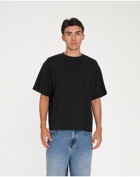 Huffer - Crop Waffle Sup Tee