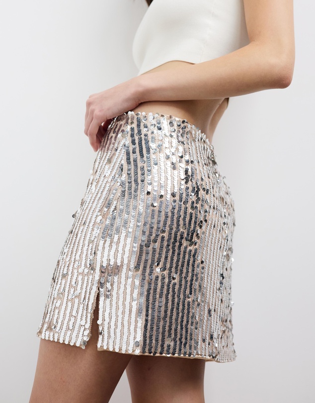 ROTATE - Sequin Mini Skirt