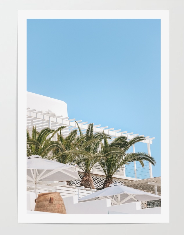 LEGGERA - Mykonian Palms Print