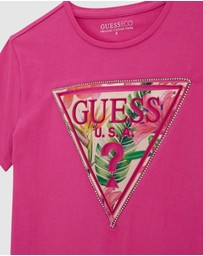 GUESS - High Low Logo T-Shirt