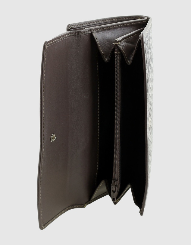 Pierre Cardin - Woven Leather Long Wallet with RFID