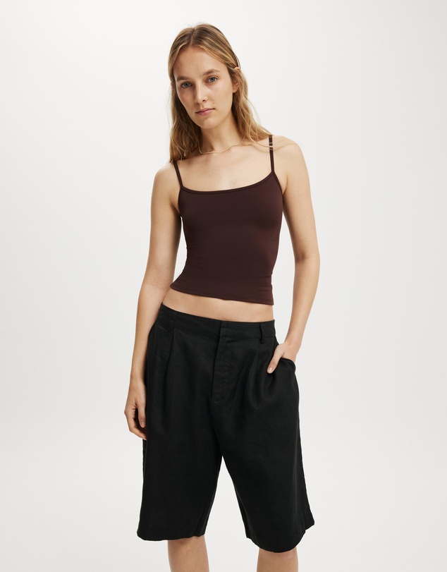 Cotton On - Luxe Linen Bermuda Shorts