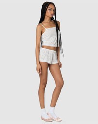 EDIKTED - Love Lace Shorts