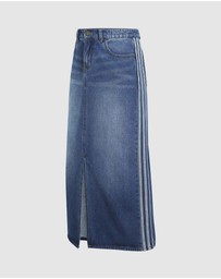 adidas Originals - 3-Stripes Pencil Skirt Denim