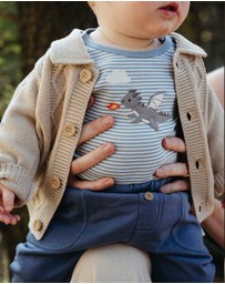 Purebaby - Applique Bodysuit -Kids-Babies