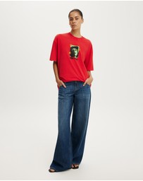 Cotton On - The Lcn Music Boxy Graphic Tee