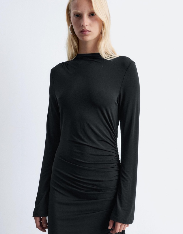 & Other Stories - Gathered Midi Dress
