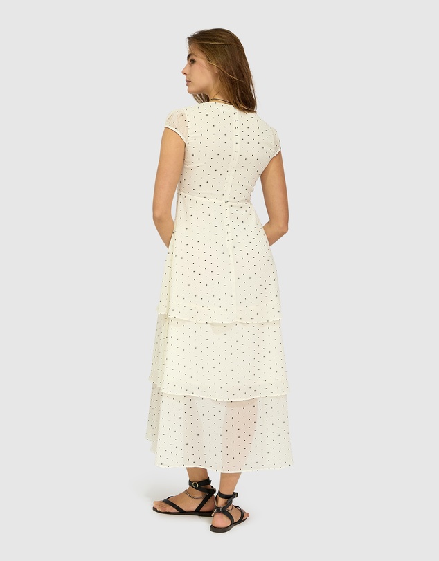 Belle & Bloom - Falling For You Tiered Frill Maxi Dress