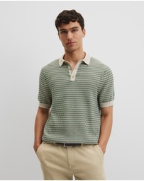 Country Road - Australian Cotton Textured Knit Polo
