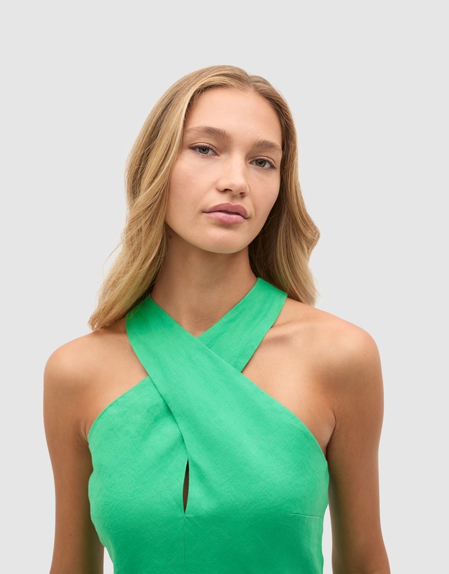 Seed Heritage - Linen Halter Mini Dress