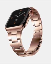 Friendie - Stainless Steel Link Bracelet Band - The Sydney - Apple Watch Compatible