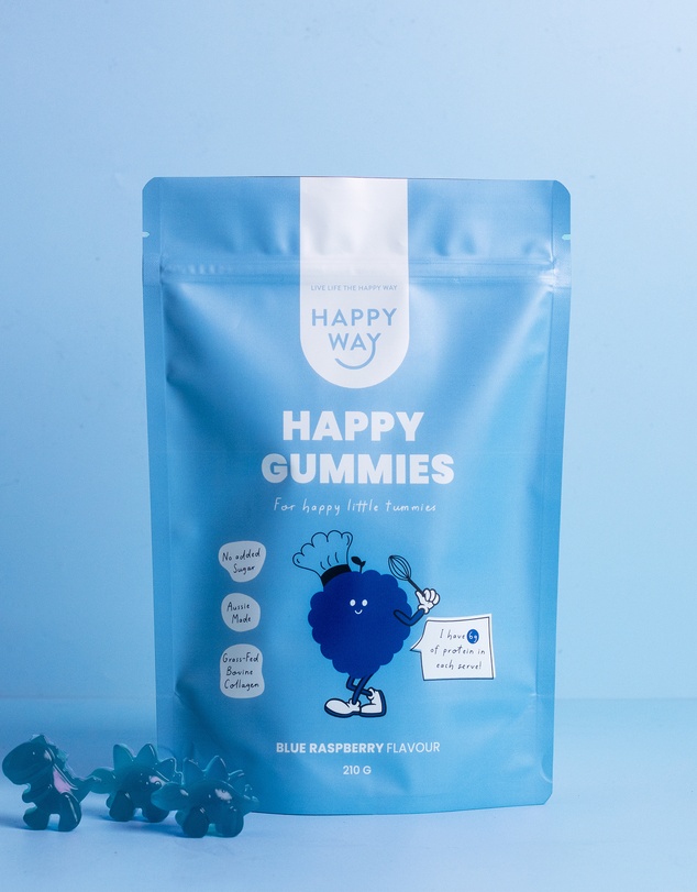 Happy Way - Blue Raspberry Flavour Happy Gummies Mix