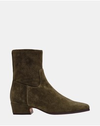 Steve Madden - Dusty Olive Suede Boots