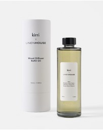 Kirri x Linen House - Aura Wood Diffuser Refill Oil 100ml