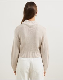 Atmos&Here - Zulu Textured Roll Neck Jumper