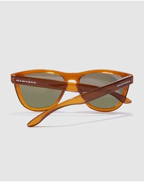Hawkers Co - Polarized Brown Black One Raw Sunglasses for Men and Women UV400