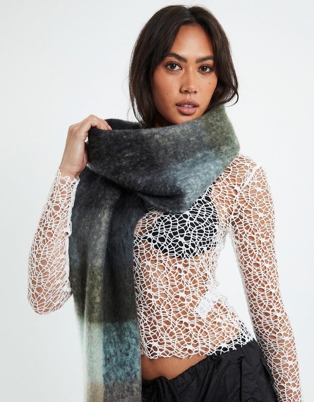 Insight - Oversized Multi Coloured Knit Scarf