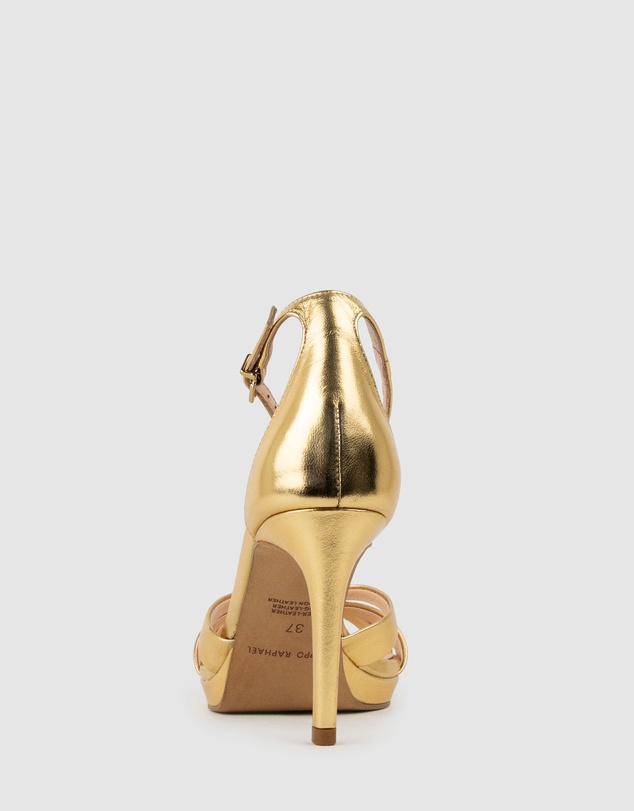 Edward Meller - SADIE90 Strappy Crossover Platform Sandal