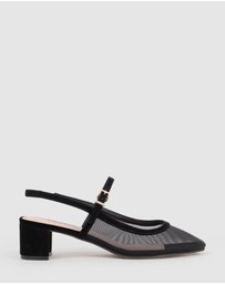 Edward Meller - DAPHNE45 Mesh Slingback Pump