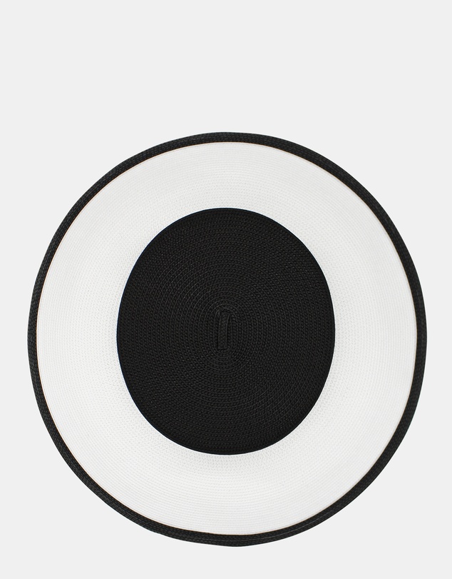 Morgan & Taylor - Kartia Racewear Droop Hat in White & Black